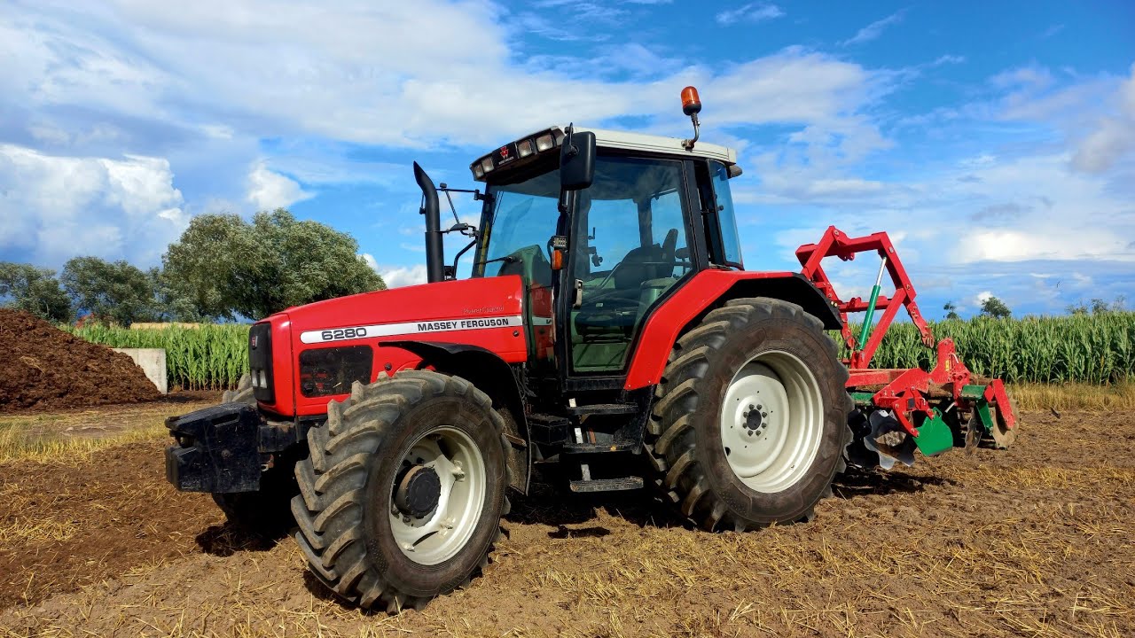 Uprawa pożniwna i co u nas słychać :D (Massey Ferguson 6280,Agromasz)