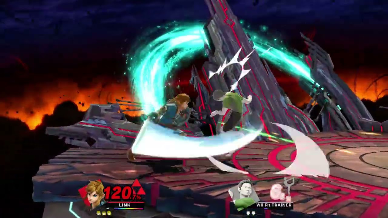 Super Smash Bros. Ultimate - Link vs. Wii Fit Trainer