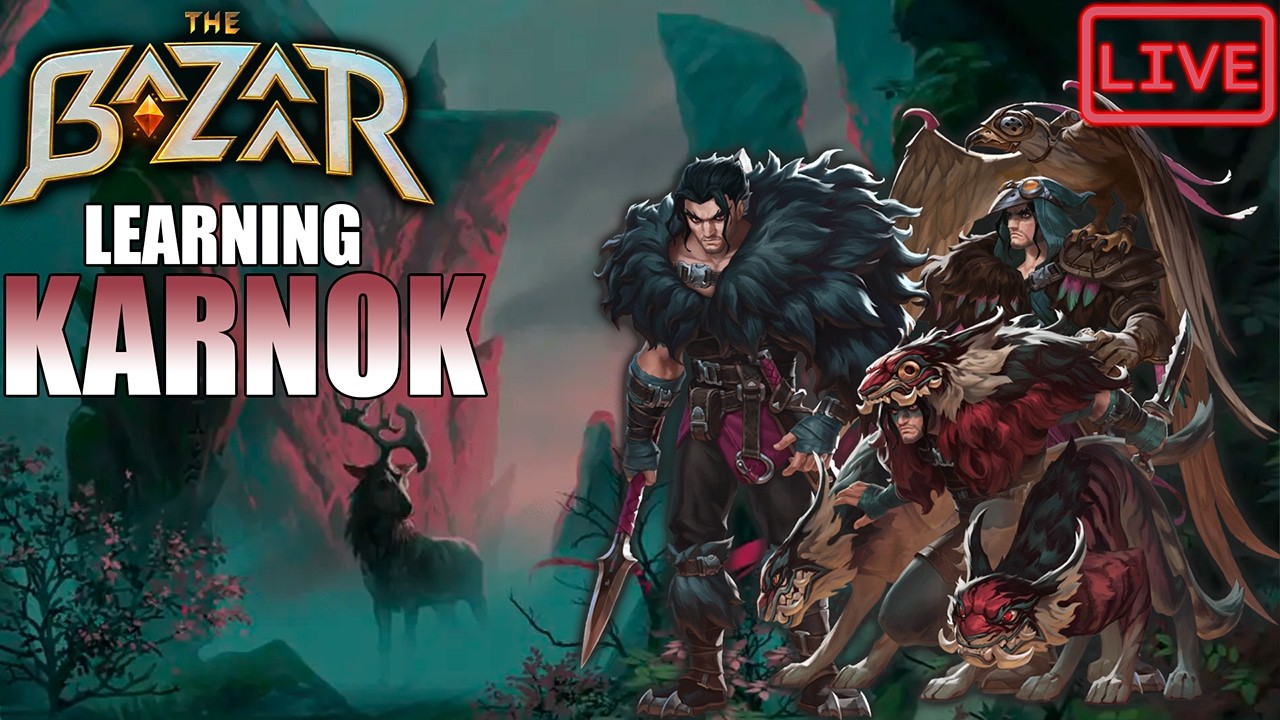 Karnok is out! Climbing the ladder and hanging out!