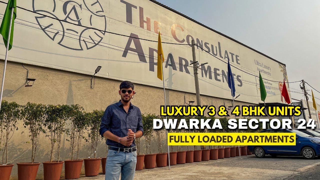 The Consulate Apartments Dwarka Sector 24 | 3&4 BHK Ultra Luxury Apartment | Luxury Living In Dwarka
