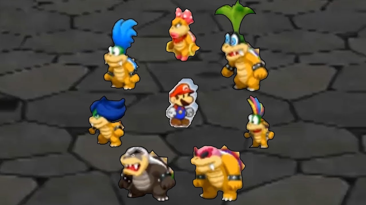 Mario & Luigi: Paper Jam - All Koopaling Boss Battles