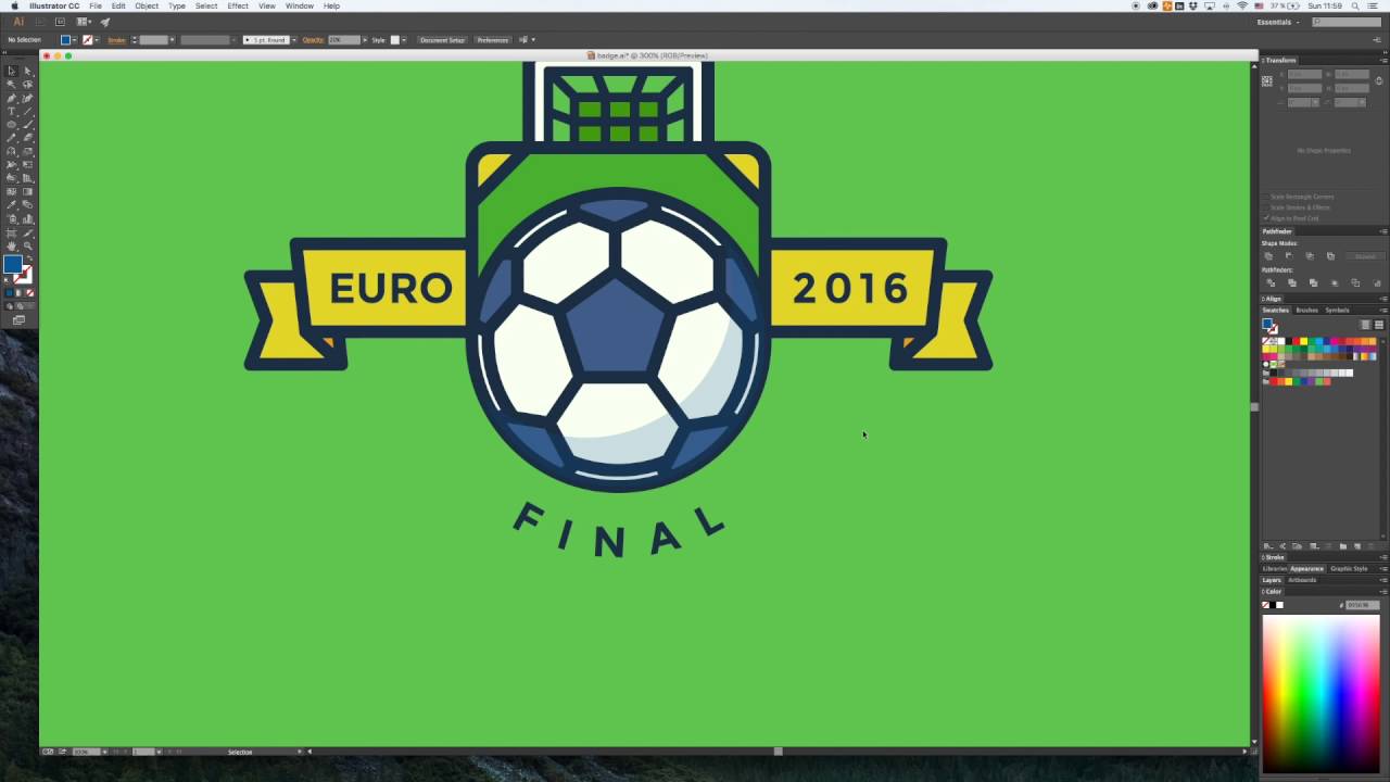 Euro 2016 Badge Process Video