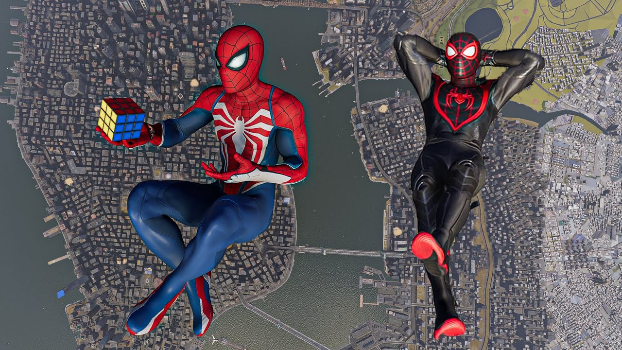 Falling from 5000+ Meters in Marvel's Spider-Man 2