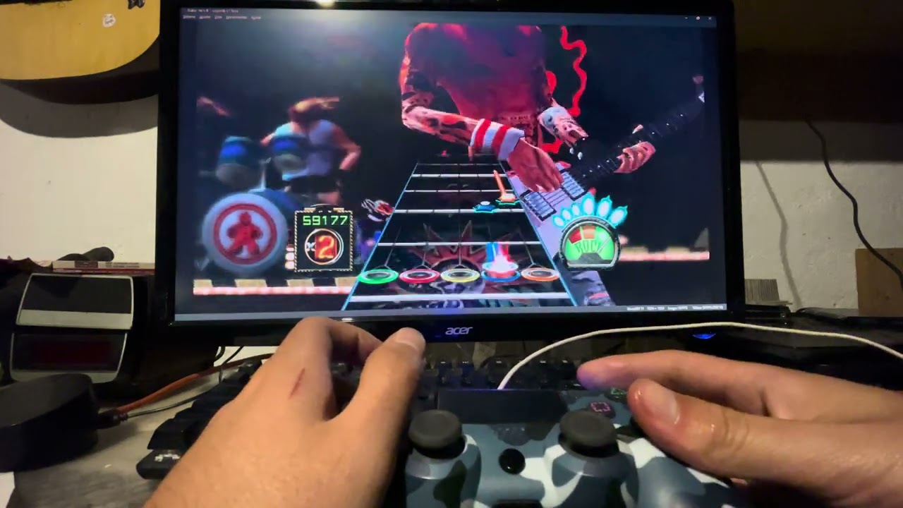 Parte 2: ¡ASÍ LO HICE! Configuración PERFECTA de Guitar Hero 3 con Mando PS4 (Sin Latencia)