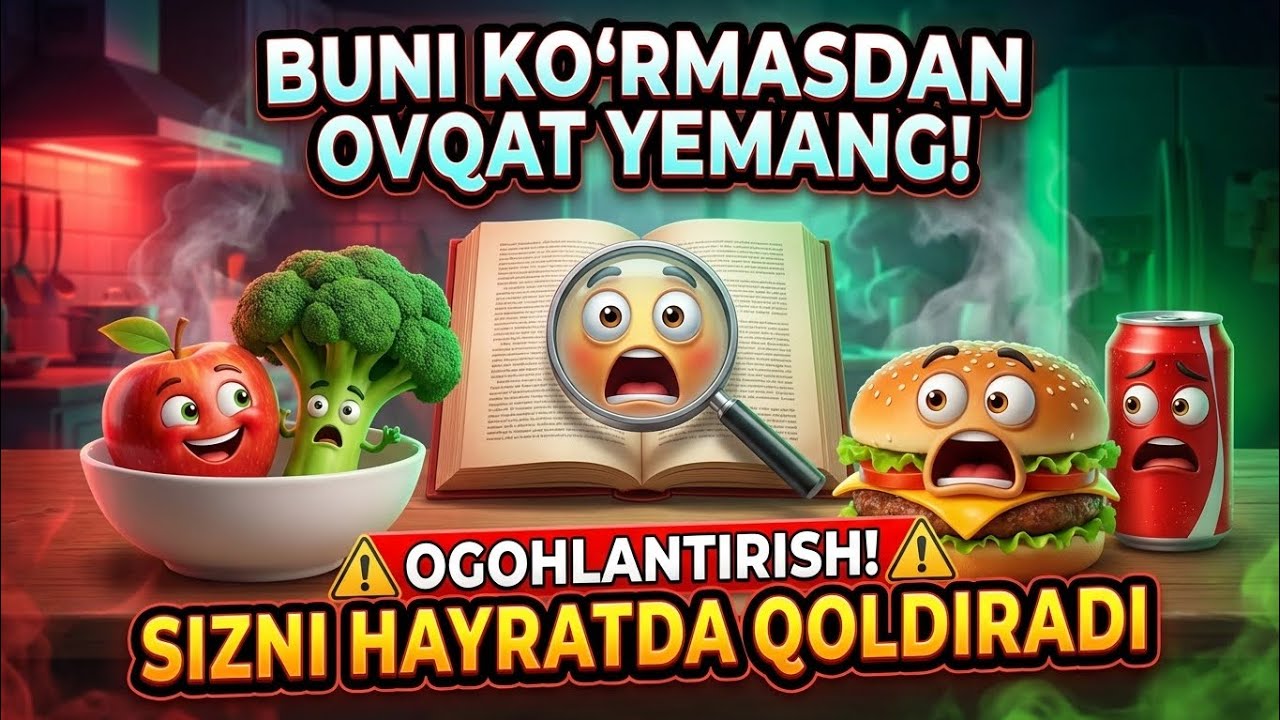 Buni ko‘rmasdan OVQAT yemang!