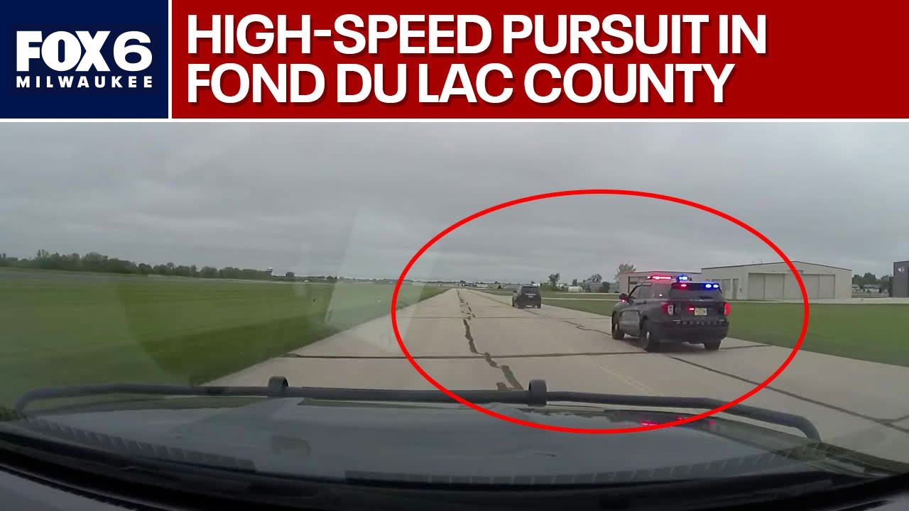 Fond du Lac Sheriff's Office chase; dashcam video of miles-long pursuit | FOX6 News Milwaukee