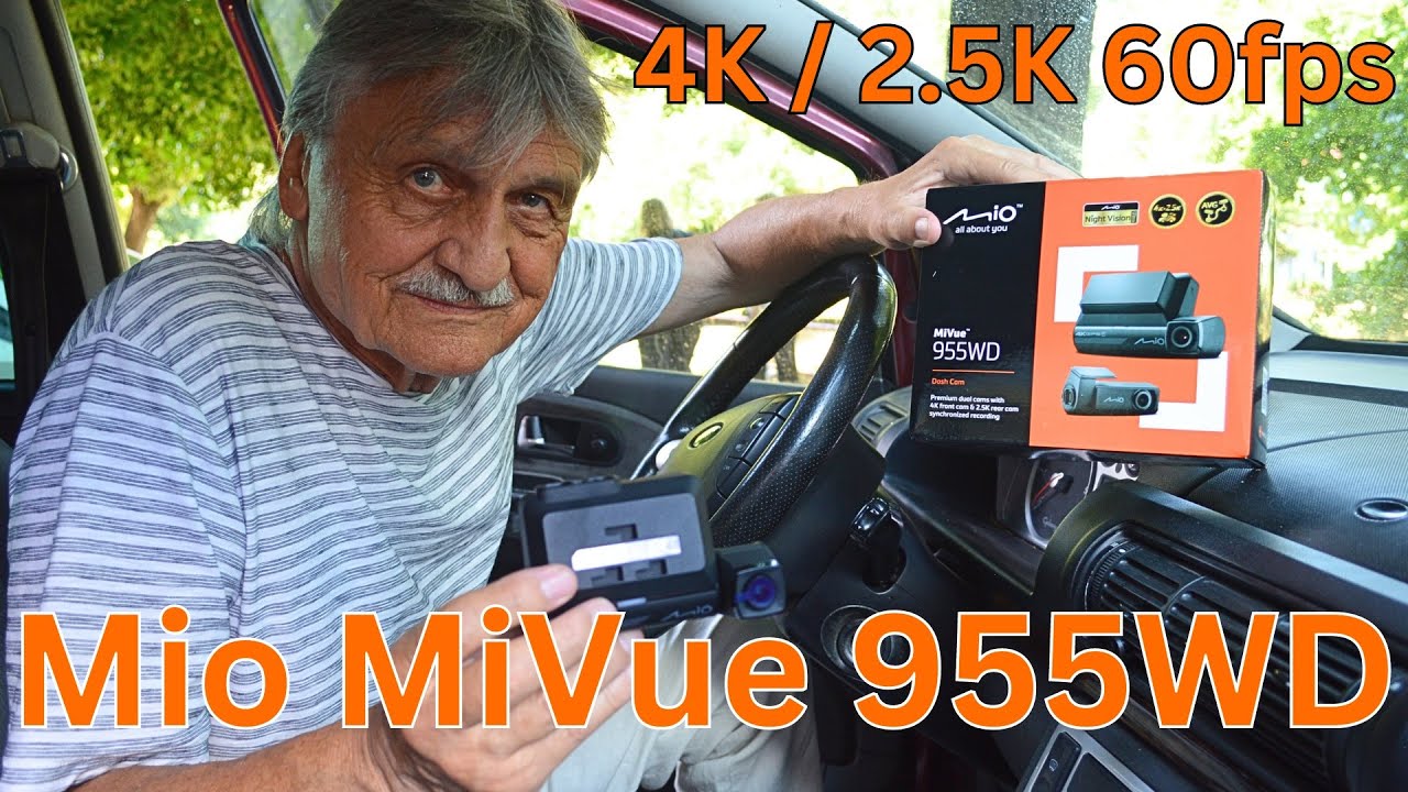 4K #autokamera MiVue 955WD | Uk&aacute;zky nat&aacute;čen&iacute; | Nov&eacute; modern&iacute; funkce | představuje herec Pavel Soukup