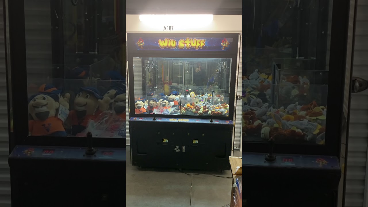 60” Win Stuff ICE Crane Claw Machine Arcade Game!