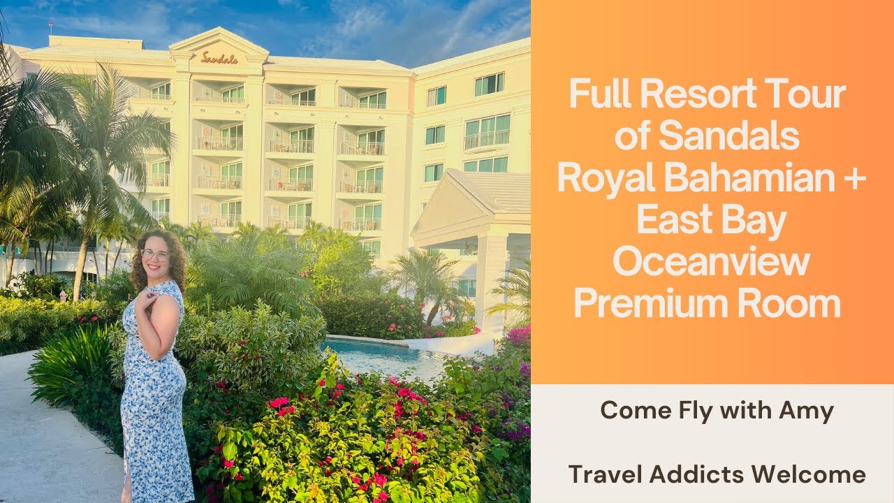 Полный тур по курорту | Sandals Royal Bahamian | Номер «Премиум» с видом на океан и восточным зал...