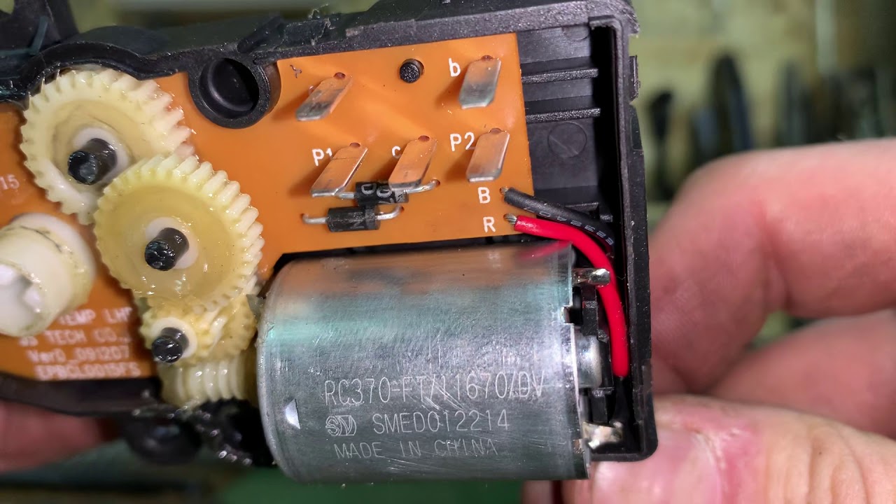 Неисправность актуатора заслонки отопитель на Шевроле каптива с140