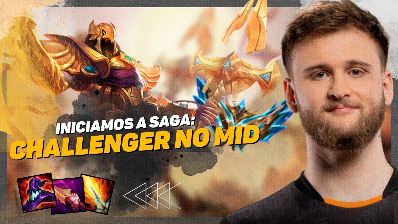 DESAFIO: CHALLENGER NO MID #1 - Meu Azir é DIFERENCIADO | Ranger
