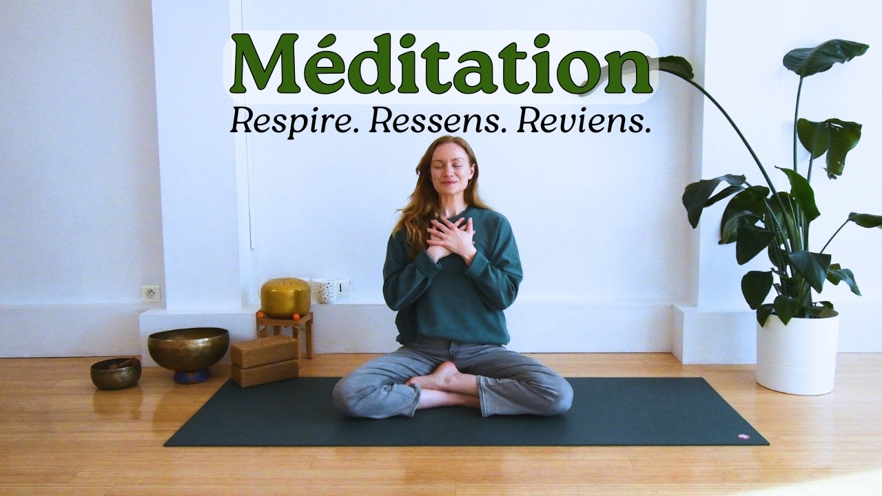 Reconnecter à son cœur 💚 | Méditation guidée 10 min pour calmer le mental