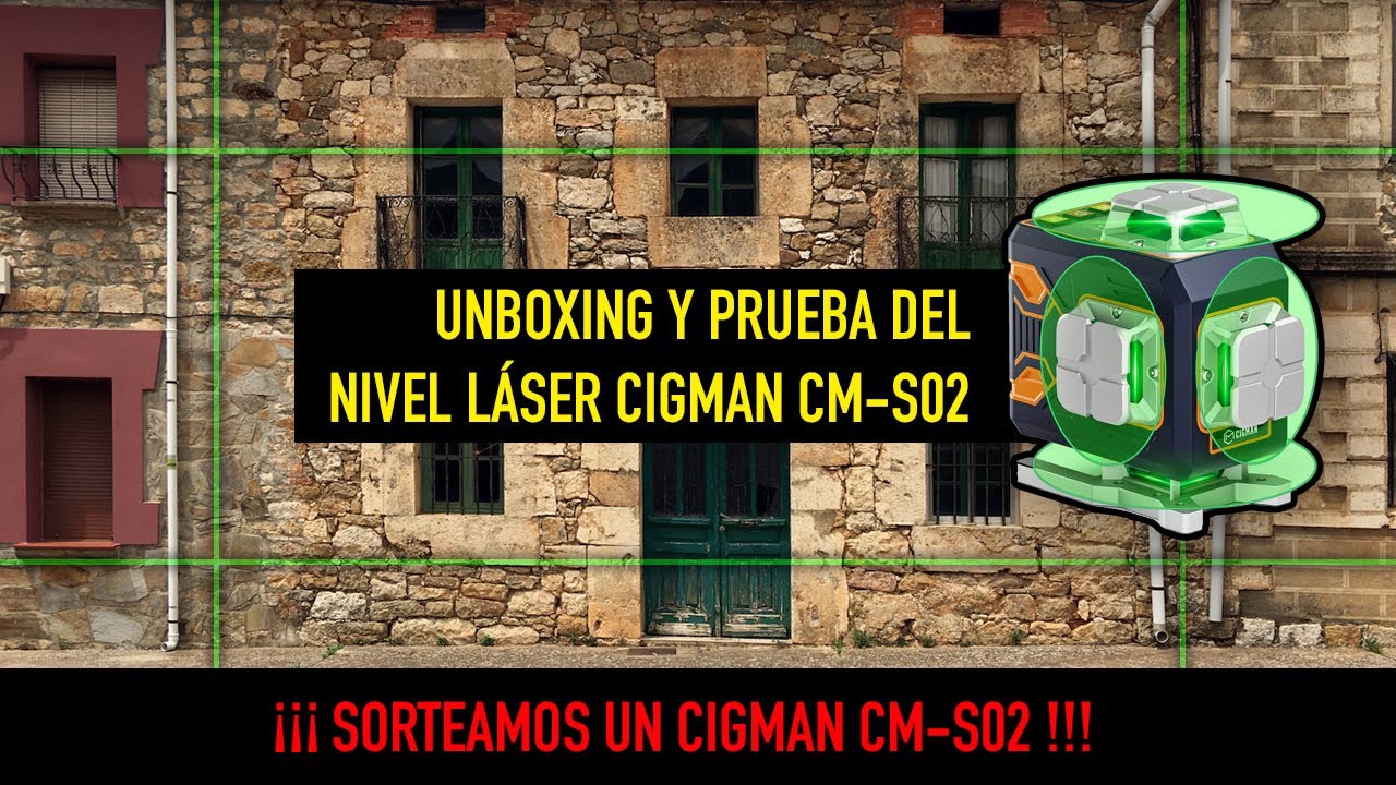 ¿Vale la Pena el Nivel Láser Cigman CM-S02? Prueba Real en Obra ¡¡¡Y SORTEO!!!