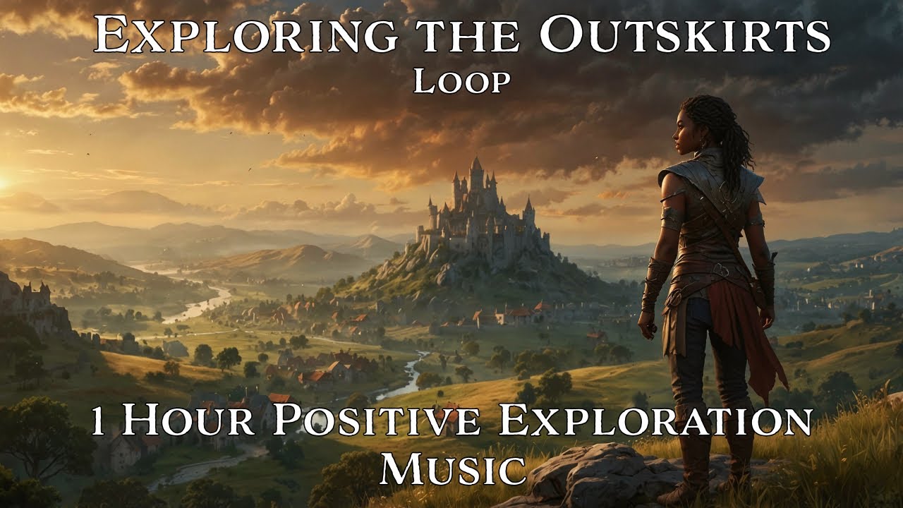 Exploring the Outskirts | Loop | 1 Hour TTRPG Positive Exploration Music