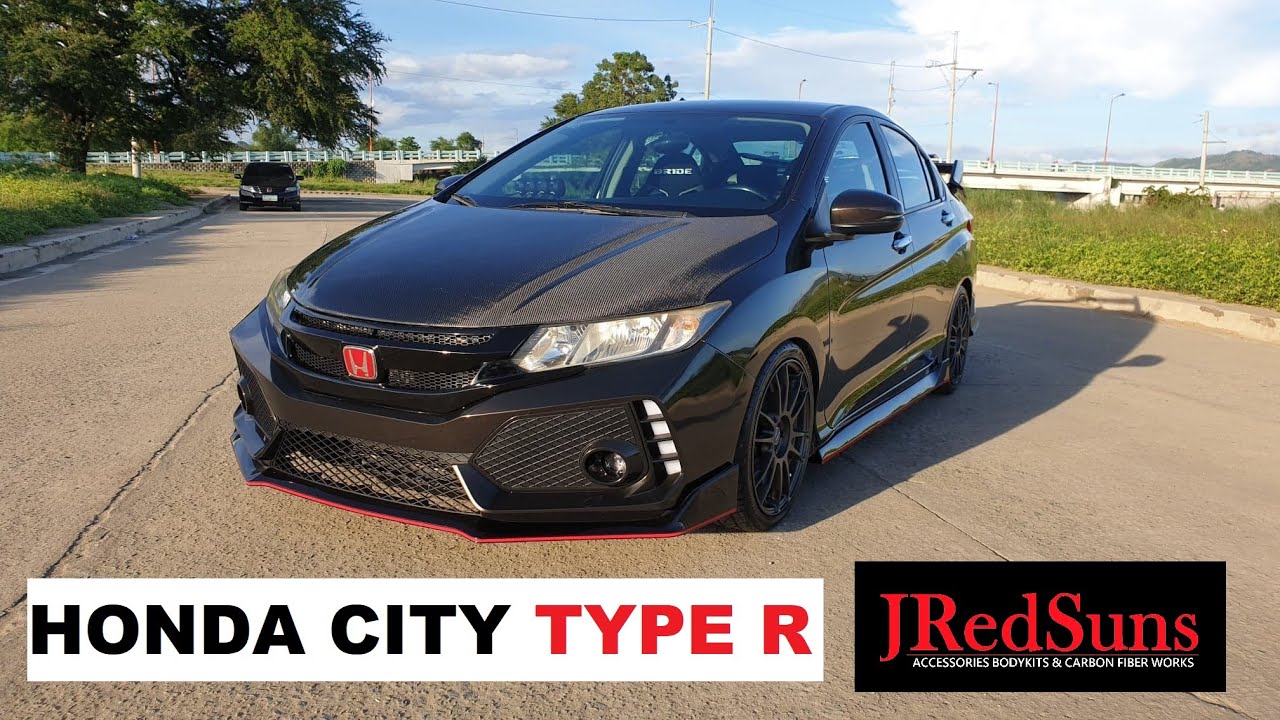JREDSUNS Honda City Gm6 2014-2017 TYPE R BODYKITS with Dynamic Lights