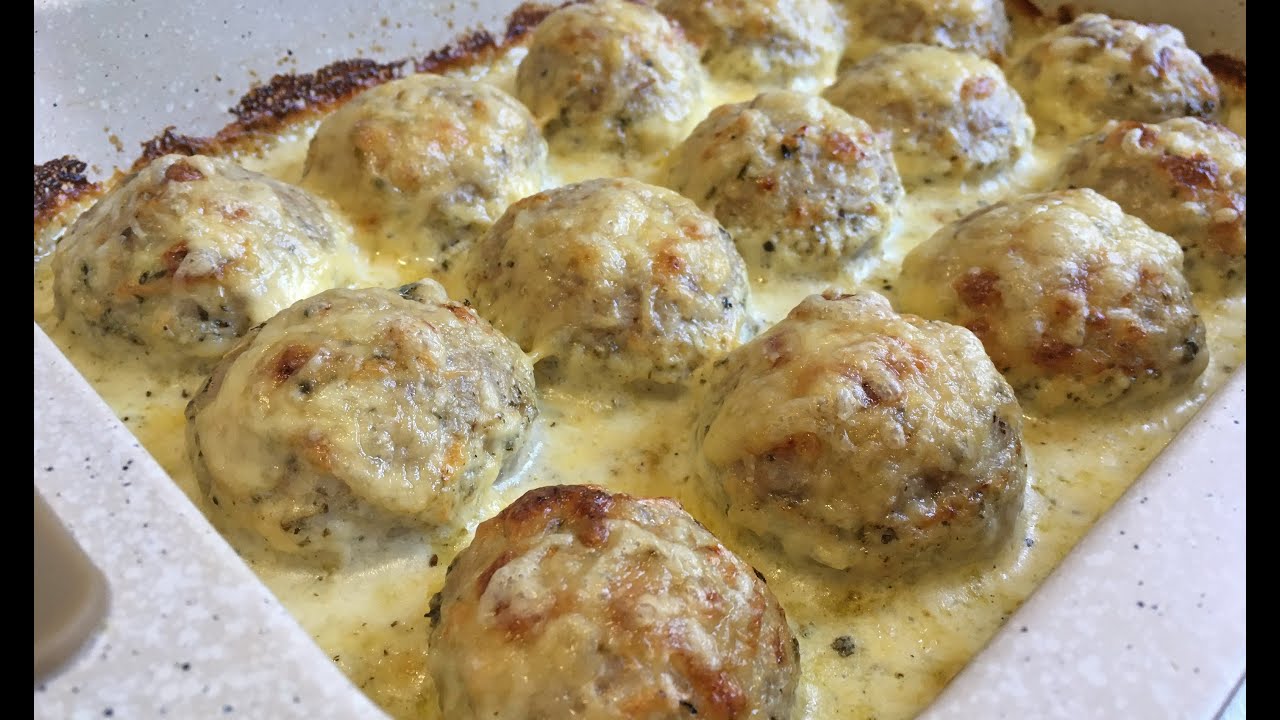 Тефтели в Сливочном Соусе Очень Нежное и Вкусное Блюдо!!! / Тефтели в Духовке / Meatballs