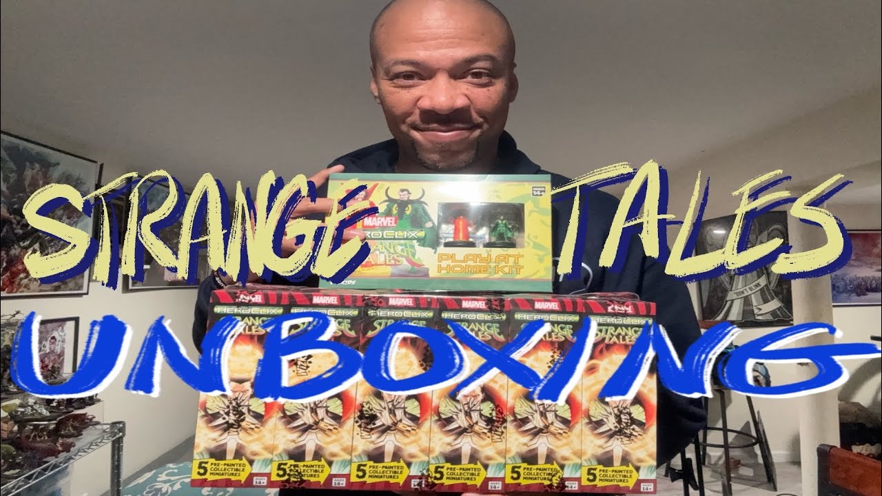 Распаковка Marvel Heroclix Strange Tales
