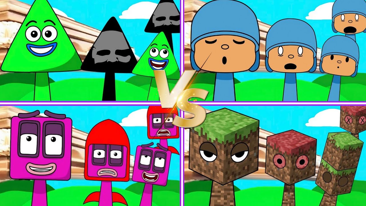 Save The Shapes Sprunki OC 🆚 Pocoyo Sprunki OC 🆚 Numberblocks Sprunki OC 🆚 Minecraft 🎶🎵 Who Is Best?
