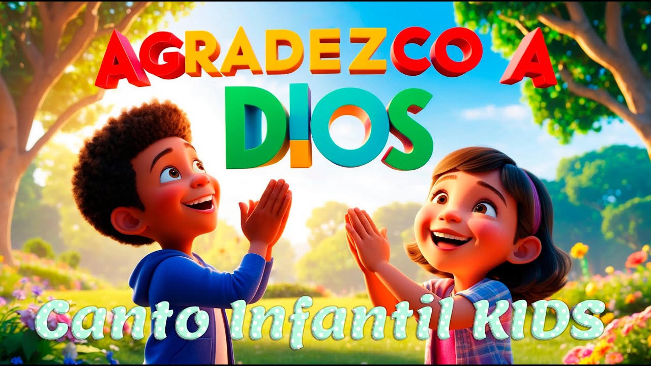 🌟 Agradezco a Dios 🙏 | Canto Infantil de Gratitud 💖