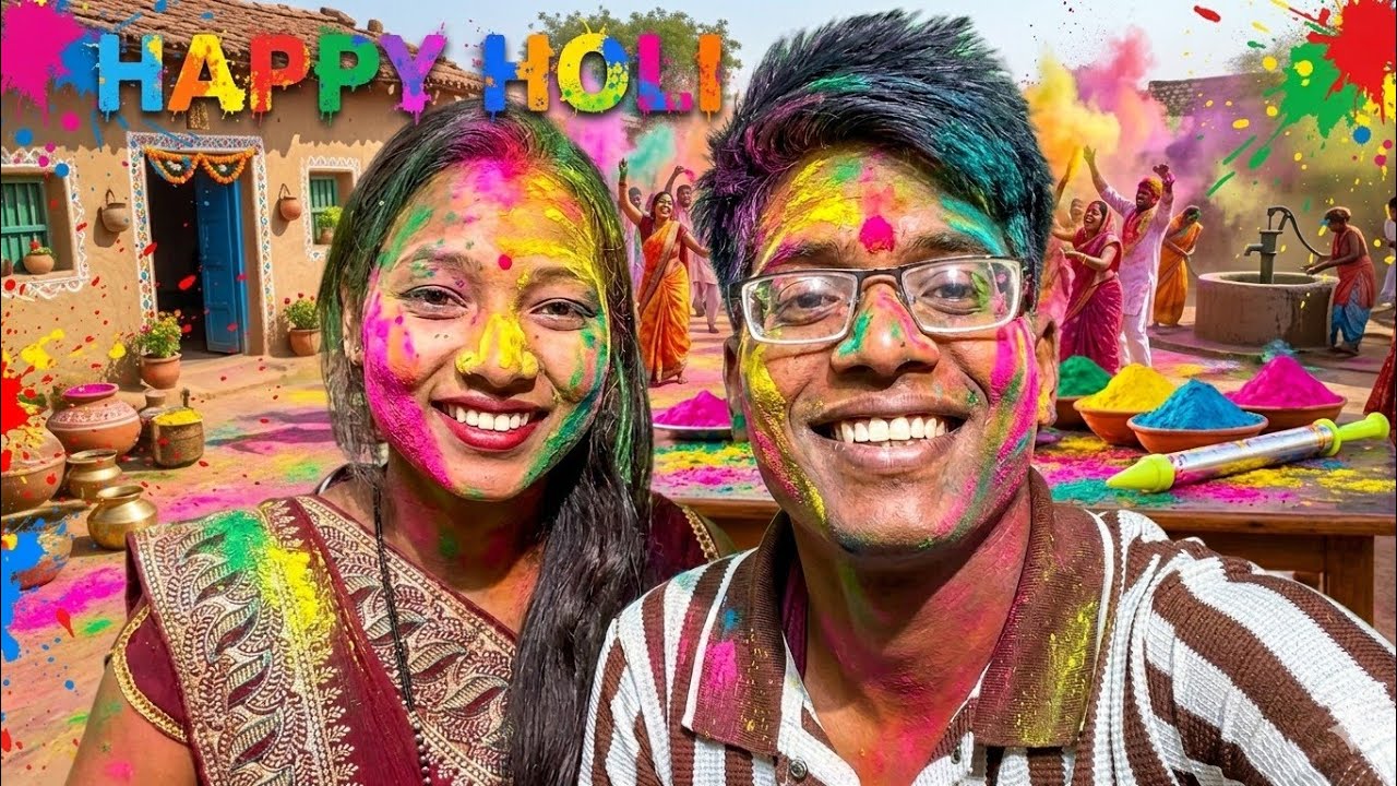 Village Holi Vlog 2026 😍 Ladkiyo Ka Khatarnak Dance