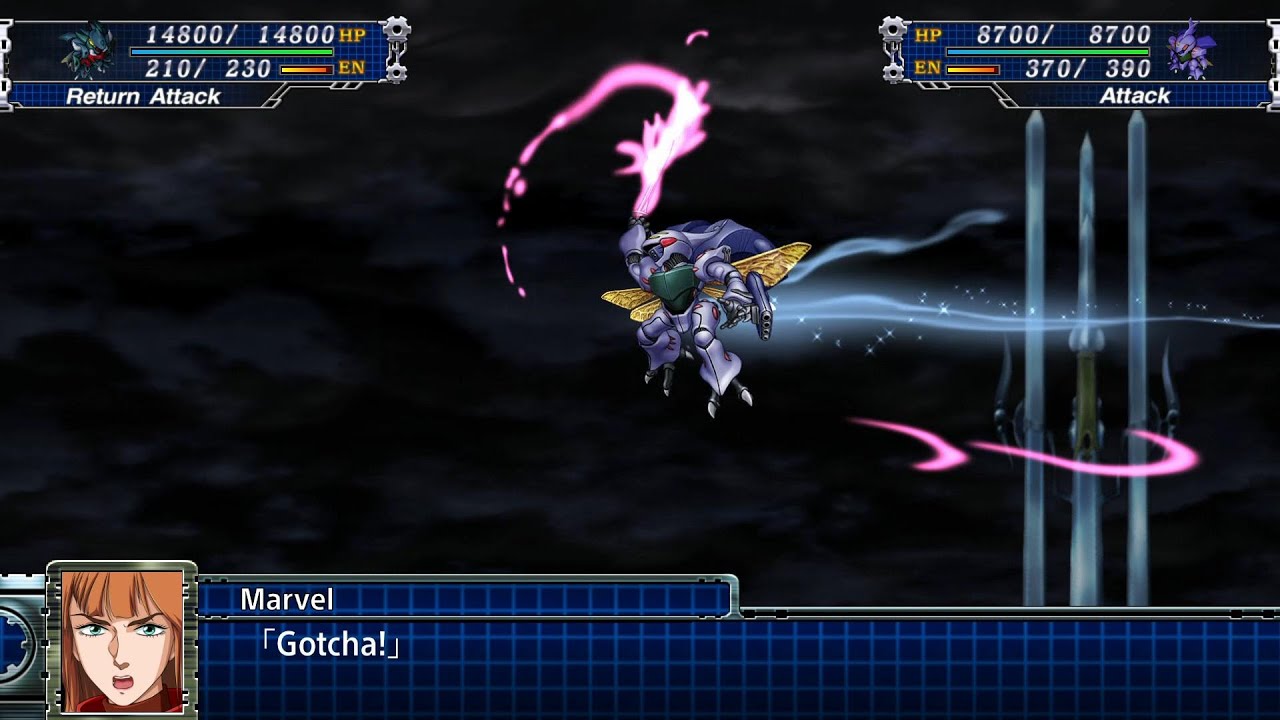 Dunbine - Super Robot Wars T - All Attacks [English]