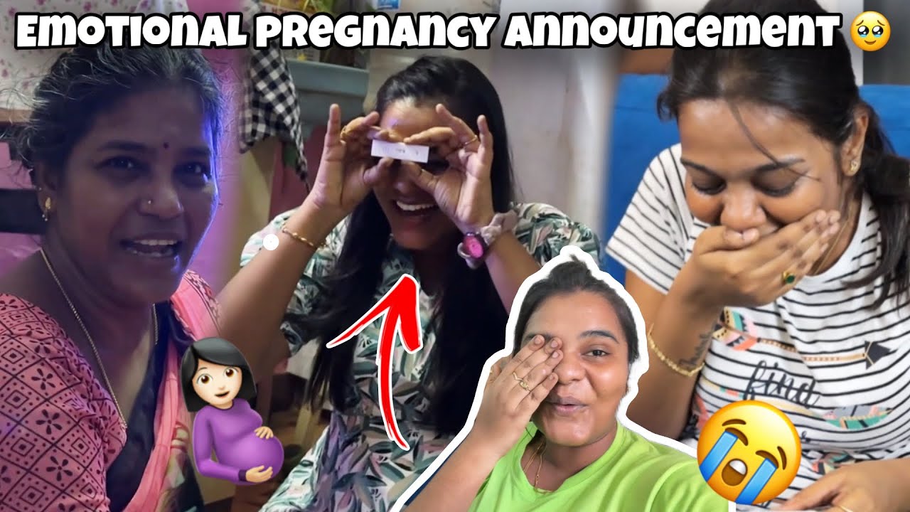 Emotional Pregnancy Announcement To Our FAMILY&hellip;🥹❤️ | Allu Loves Priya