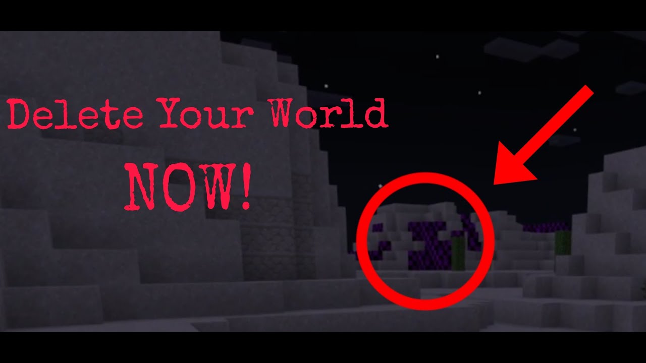 If you see this in your world, DELETE IT IMMEDIATELY!