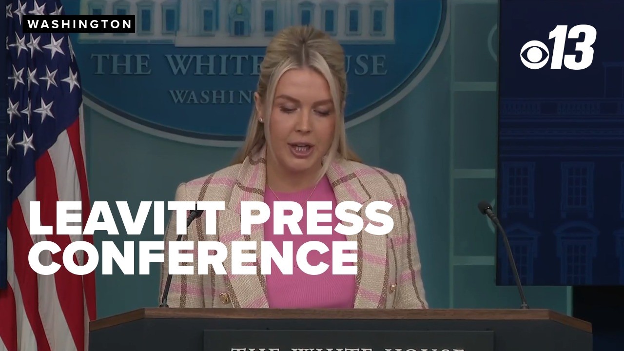Пресс-конференция Каролины Ливитт