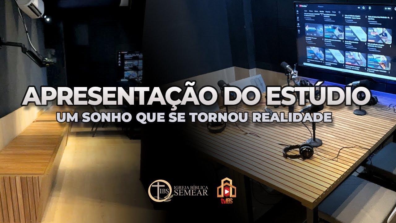 ✨ É TEMPO DE COLHEITA! ✨ Apresentação do estúdio da TV IBS