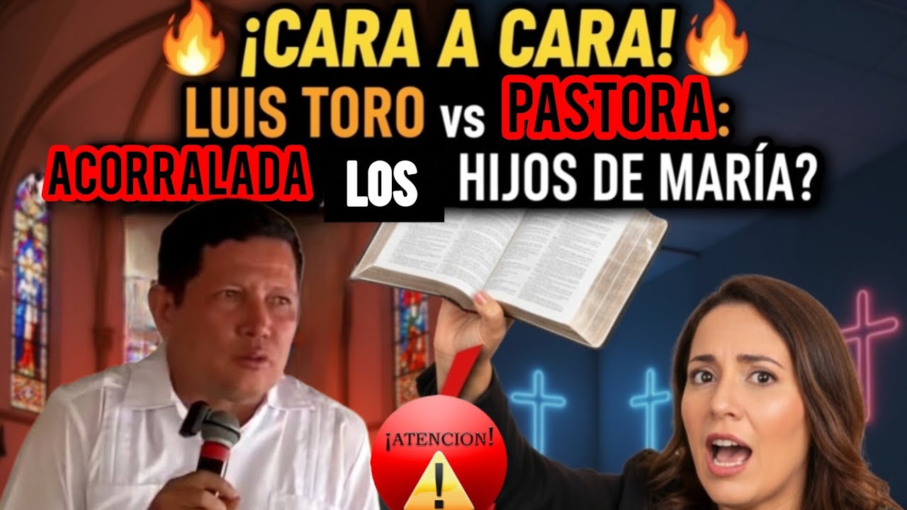 ​¡IMPACTANTE! PASTORA PROTESTANTE ACORRALA AL PADRE LUIS TORO SOBRE LOS HIJOS DE MARÍA 😱 O ESO CREIA