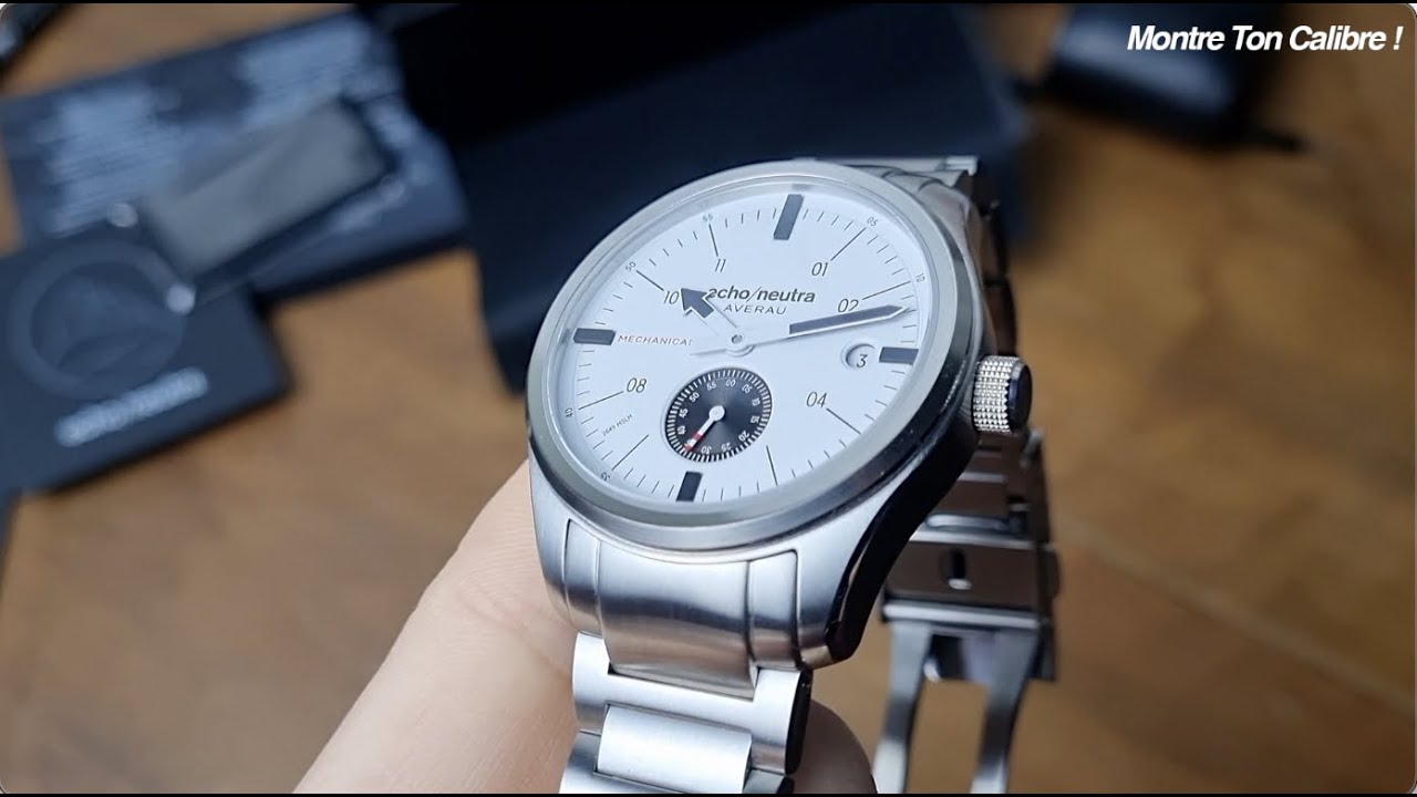 Un rapport qualité/prix incroyable ! La Echo Neutra AVERAU 39 Small Seconds White (MTC)