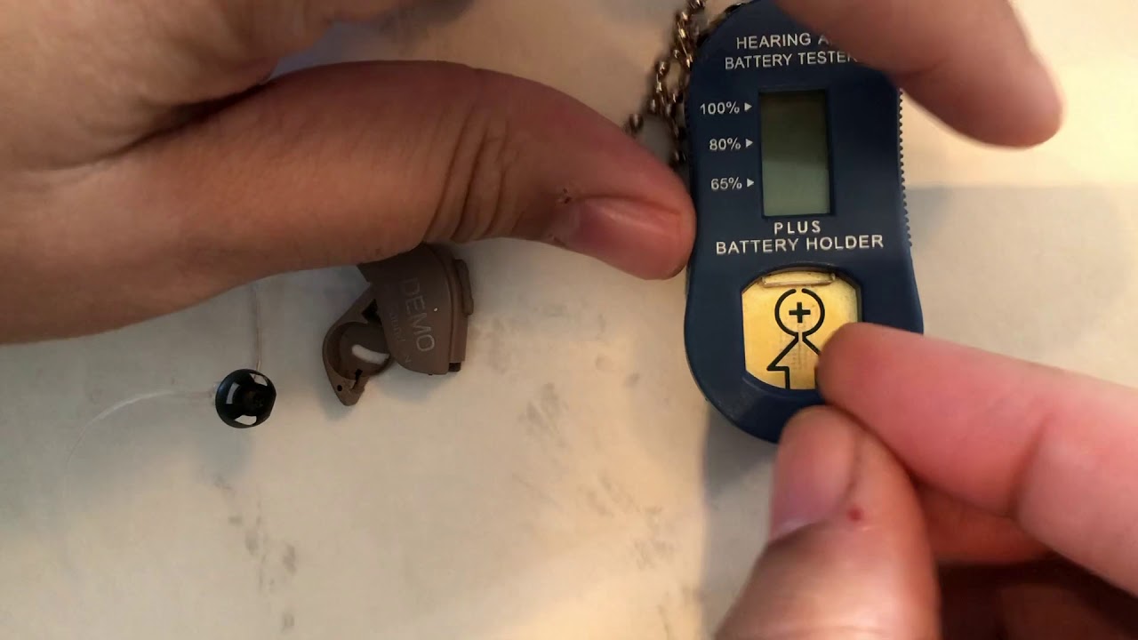 Checking Your Hearing Aid Battery Level