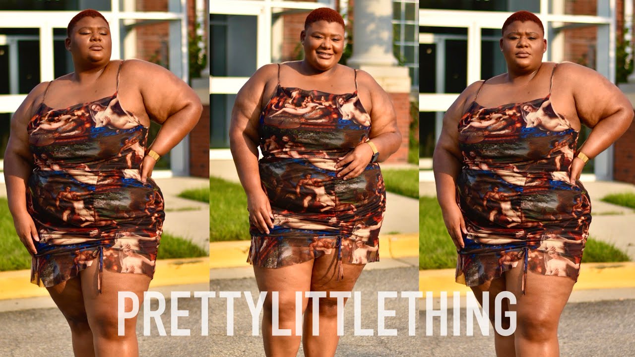 PRETTY LITTLE THING TRY ON HAUL // PLUS SIZE & CURVY