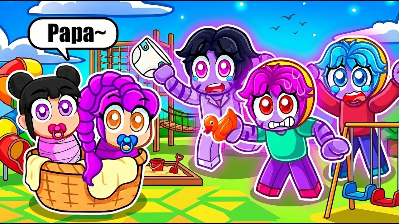 The DEMON SAJA Boys Adopt The HUNTRIX Babies! KPOP Demon Hunters