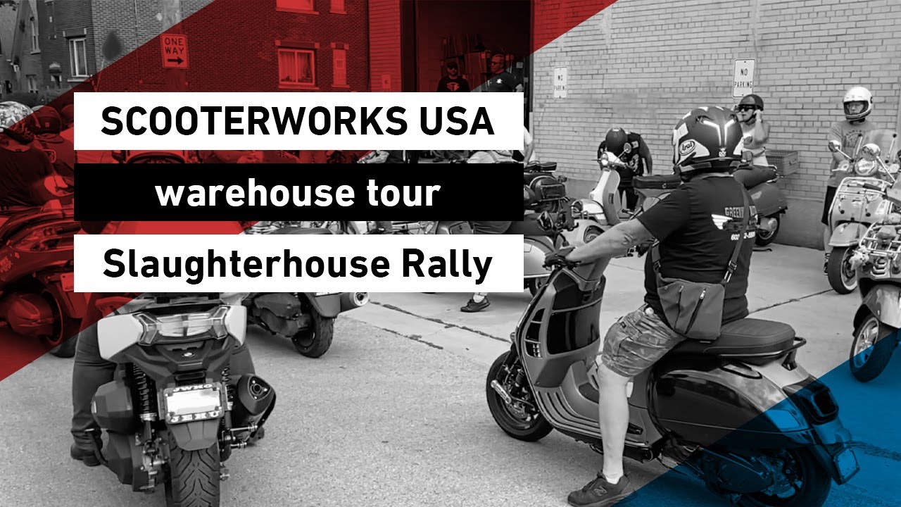 Scooterworks USA Warehouse Tour with the Slaughterhouse Scooter Rally - Chicago, IL 2024