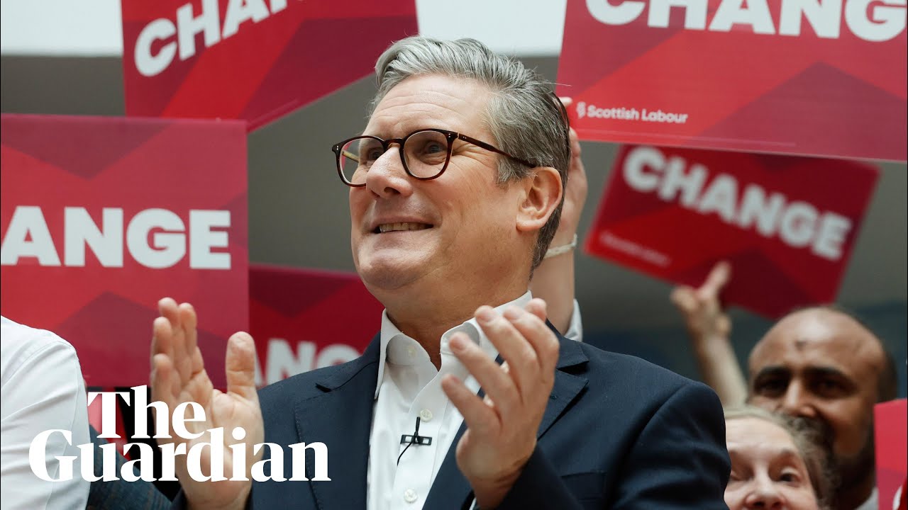 Keir Starmer delivers keynote speech ahead of general election – watch live