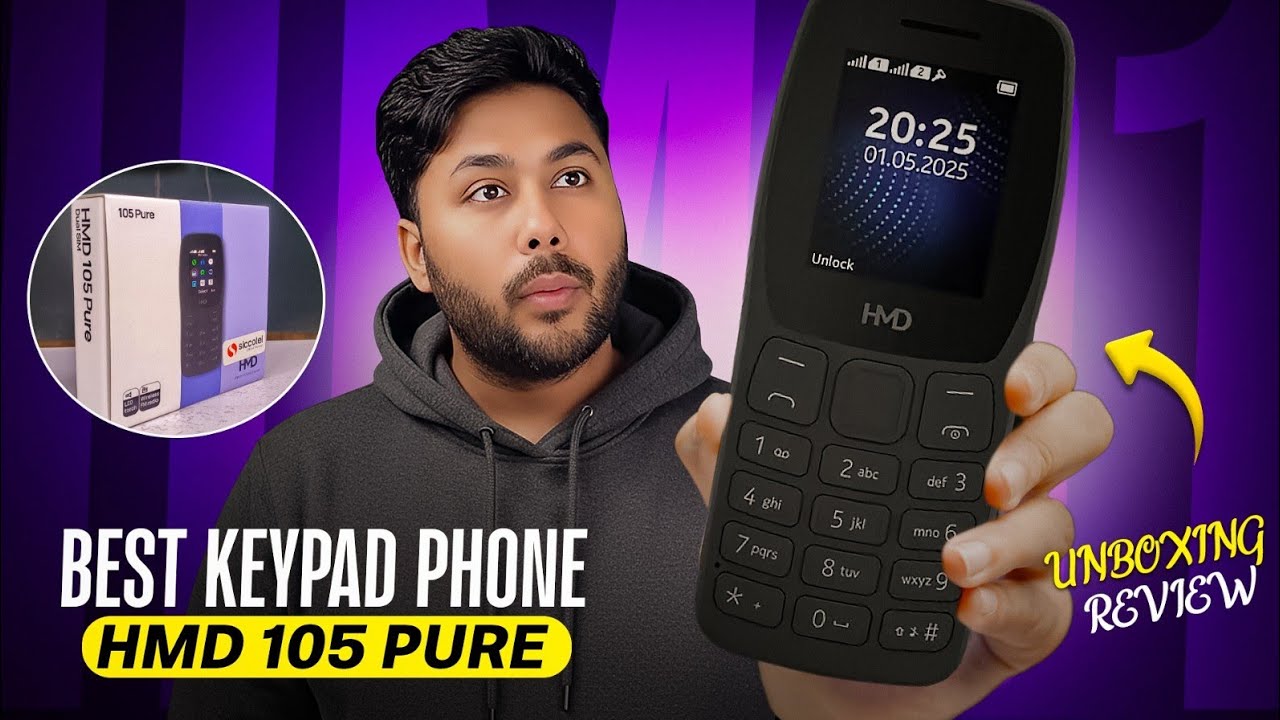HMD Nokia 105 Pure 2025 Unboxing & Review – Worth Buying in Pakistan?