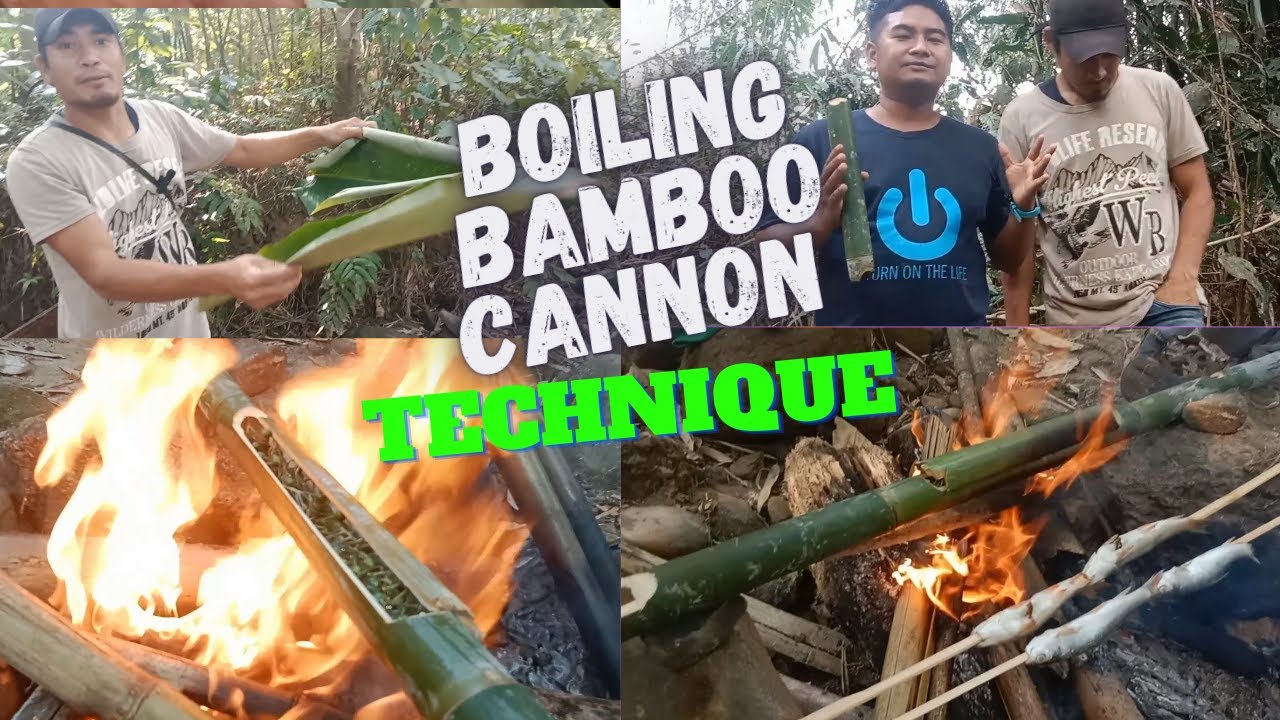 UNIQUE COOKING TECHNIQUES IN BAMBOO /HOW TO COOK FOOD WITHOUT UTENSILS/VILLAGE FOOD TECHNOLOGY