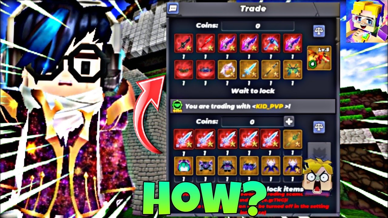 🔥 Rich Trade 🤑 🔥 BlockManGo SkyBlock | How To Get Rich Trade 🤑 | Ujjwal BG | #viral #trading 