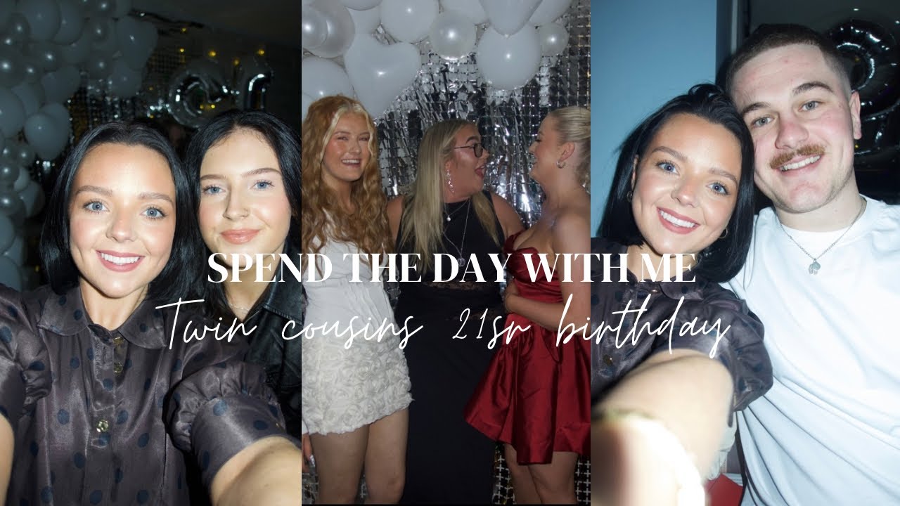 Spend the Day with Me 🤍 | Twin Cousins&rsquo; 21st Prep & Fun! 