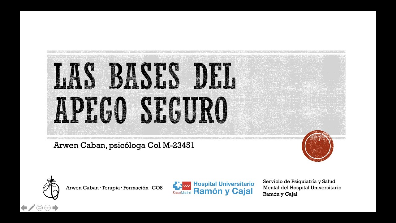 Las bases del apego seguro
