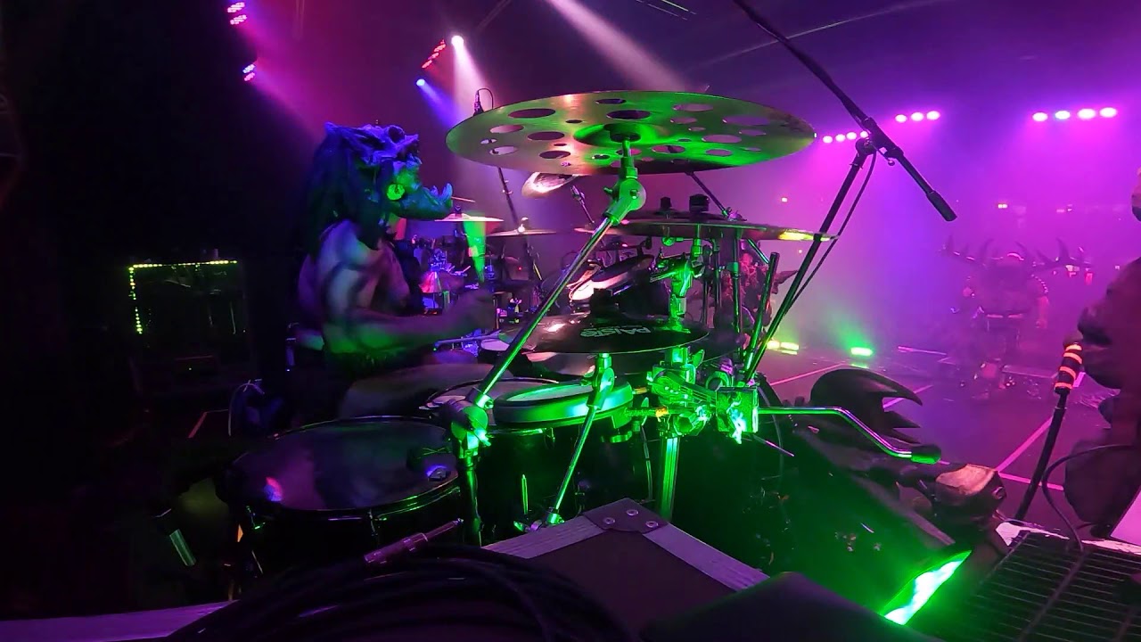 GWAR Metal Metal Land (Live, Drum Cam view)
