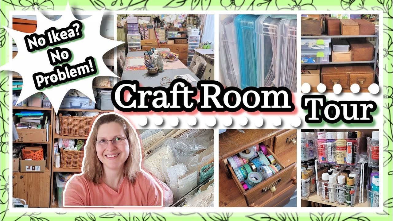 Craft Room Tour || Makeover and Organization Series Part 1