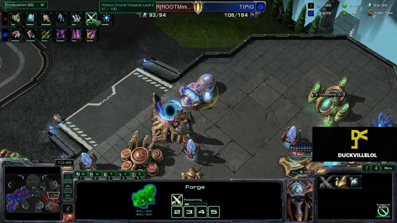 X5_PiG vs ROOTMinigun [ZvP] #HOTS