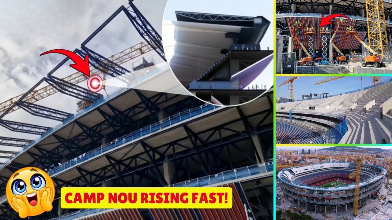 Camp Nou&rsquo;s Countdown to 2027 😮 &ndash; Inside the Ongoing Mega Construction