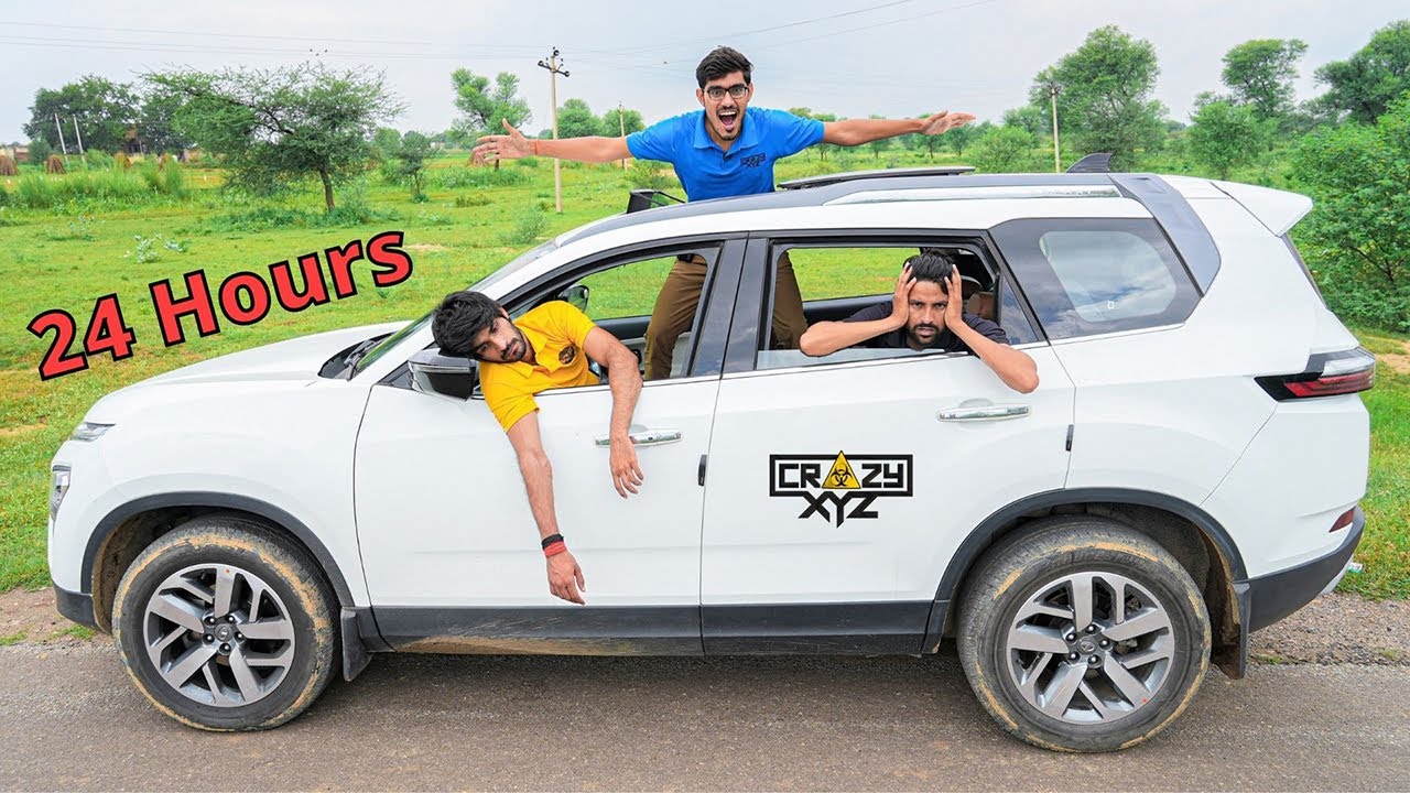 Living 24 Hours Straight in Car Challenge | गाड़ी ही घर है अब | It Was Not Easy