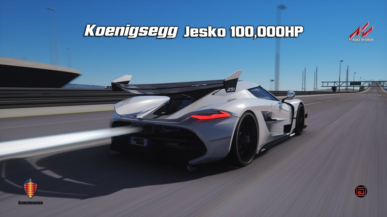 Koenigsegg Jesko 100,000HP (Over 1500MPH) - Assetto Corsa