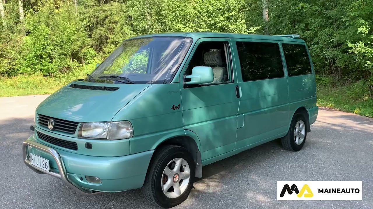 VW Caravelle 2.5 Bensiini GL Aito Syncro 4x4 vain 276.000km Suomi-Auto