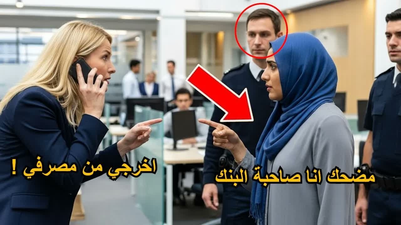 رفضوا خدمة سيدة الأعمال العربية في البنك ... ولكن بعد 10 دقائق فقط طردت جميع الموظفين من الفرع !