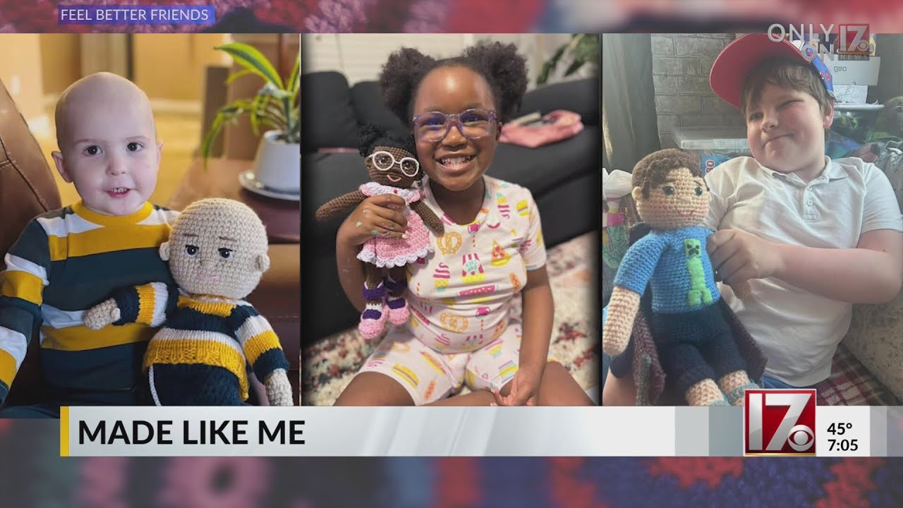 Triangle volunteers make dolls for kids with medical conditions
